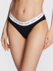 Guess Figi klasyczne Carrie O97E02 KBBU1 Czarny. Czarne figi Guess, l, z aplikacjami, z bawełny. Za 59.99 zł.