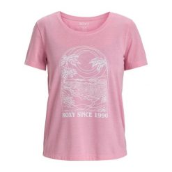 Koszulka z krótkim rękawem dla Kobiety SURFCLASSIC Różowy. Czerwone koszulki sportowe Roxy, bez wzorów, z dzianiny, bez ramiączek. Za 109.99 zł.
