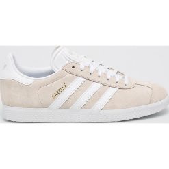 Adidas Originals - Buty Gazelle. Brązowe obuwie sportowe Adidas Originals, z materiału, bez zapięcia. W wyprzedaży za 319.90 zł.