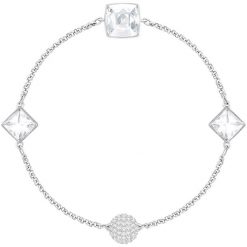 Bransoletka z kryształami Swarovski. Białe bransoletki SWAROVSKI, z kryształem. W wyprzedaży za 229.95 zł.