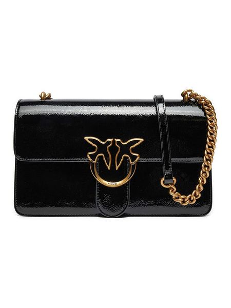 Pinko Torebka w kolorze czarnym - 27 x 16 x 8 cm rozmiar: onesize. Czarne torby na ramię Pinko, bez wzorów, z materiału, na ramię, bez dodatków. Za 889.90 zł.