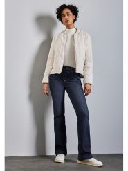 Street One Dżinsy - Skinny fit - w kolorze granatowym rozmiar: W28/L30. Niebieskie jeansy Street One, l, z aplikacjami. Za 145.26 zł.