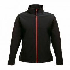 Kurtka Softshellowa Damska Do Druku. Czarne kurtki sportowe Regatta, xl, bez wzorów, z softshellu, bez kaptura, trekkingowe. Za 98.99 zł.