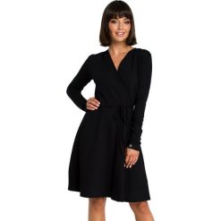 Sukienka w kolorze czarnym. Czarne sukienki Be Wear, l, bez wzorów, z bawełny, bez kołnierzyka, bez ramiączek, maxi. Za 164.95 zł.