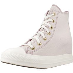 Tenisówki Converse Model Chuck Taylor All Star Wedge Kolor Fioletowy. Fioletowe trampki Converse, bez wzorów, z tkaniny, bez zapięcia. Za 370.99 zł.