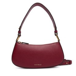 Torebka Coccinelle. Czerwone listonoszki Coccinelle, bez wzorów, bez dodatków. Za 849.99 zł.