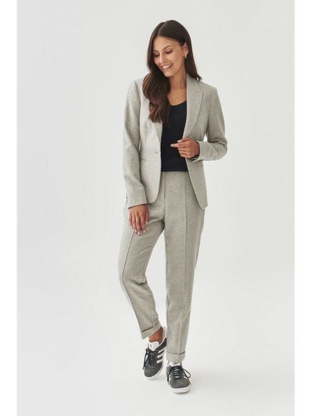 TATUUM Spodnie w kolorze jasnoszarym rozmiar: 38. Szare spodnie materiałowe Tatuum, bez wzorów, z materiału. Za 187.96 zł.