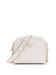 Guess Torebka Aldina HWGG96 63140 Biały. Białe listonoszki Guess, z aplikacjami, ze skóry, bez dodatków. Za 589.99 zł.