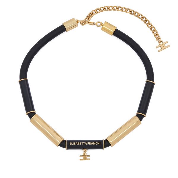 Naszyjnik Elisabetta Franchi. Czarne naszyjniki Elisabetta Franchi. Za 869.99 zł.