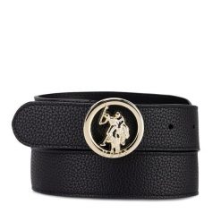 Pasek U.S. Polo Assn. Czarne paski U.S. Polo Assn., bez wzorów. Za 159.99 zł.