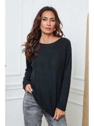 So Cachemire Golf "Ianaz" w kolorze czarnym rozmiar: M. Czarne golfy So Cachemire, m, bez wzorów, ze splotem, bez ramiączek. Za 144.24 zł.