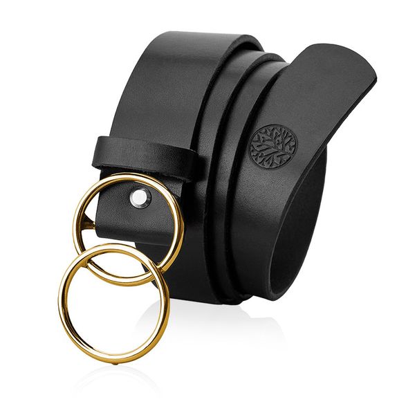 Pasek skórzany BETLEWSKI LIC35-D3-ZL CZAR 110. Paski Betlewski, bez wzorów, ze skóry. Za 99.99 zł.