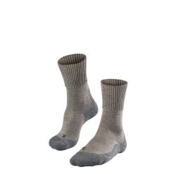 Skarpetki damskie Falke TK1 Wool. Brązowe skarpety Falke, bez wzorów, z poliamidu. Za 177.50 zł.