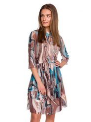 Stylove Sukienka ze wzorem rozmiar: M. Sukienki Stylove, m, bez wzorów, bez kołnierzyka, bez ramiączek, mini. Za 253.45 zł.