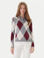 Tommy Hilfiger Sweter WW0WW48393 Kolorowy Regular Fit. Swetry TOMMY HILFIGER, m, bez wzorów, z bawełny, bez ramiączek. Za 749.99 zł.
