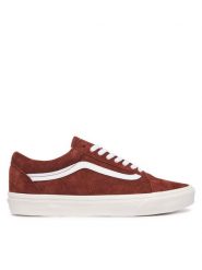 Vans Tenisówki Old Skool VN000EDYHI41 Brązowy. Brązowe trampki Vans, bez wzorów, ze skóry, bez zapięcia. Za 429.99 zł.