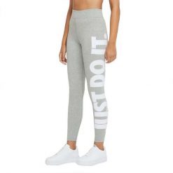 Legginsy Sportowe Damskie CZ8534 063. Szare legginsy Nike, s, bez wzorów, z poliesteru. Za 241.00 zł.