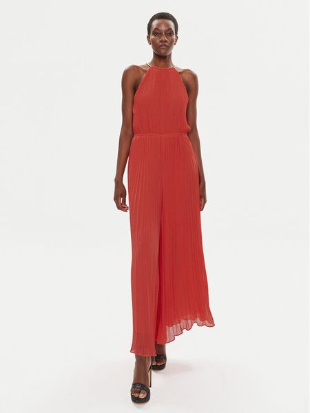 MICHAEL Michael Kors Kombinezon MS4812Y7R3 Koralowy Regular Fit. Pomarańczowe sukienki MICHAEL Michael Kors, m, bez wzorów, z syntetyku, bez kołnierzyka, bez ramiączek. Za 849.99 zł.