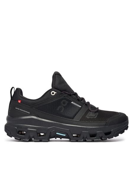 On Trekkingi Cloudrock Low Wp 3WF10141043 Czarny. Czarne trekkingi On, z materiału, trekkingowe. Za 854.99 zł.