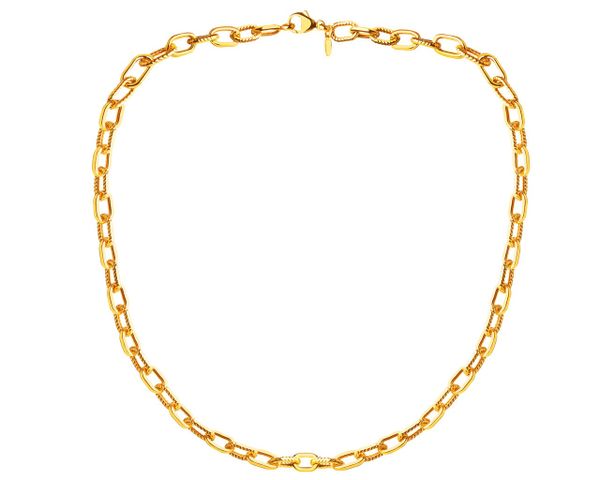 Złoty naszyjnik - paper clip. Żółte naszyjniki Apart, złote. Za 5,459.00 zł.