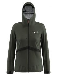 Salewa Kurtka hybrydowa "Puez Powertex" w kolorze khaki rozmiar: 36. Brązowe kurtki sportowe Salewa, m, bez wzorów, bez kaptura, outdoorowe. Za 528.34 zł.