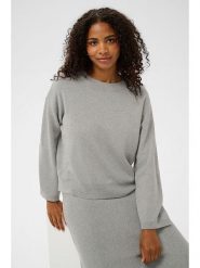 Kaffe Sweter w kolorze szarym rozmiar: XXL. Szare swetry Kaffe, xxl, bez wzorów, bez ramiączek. Za 137.95 zł.