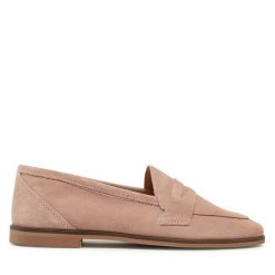 Lordsy Filipe. Czerwone lordsy Filipe, bez wzorów, bez obcasa, bez zapięcia. Za 229.99 zł.