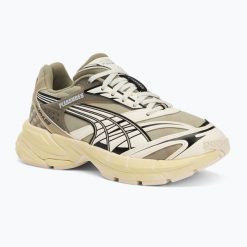 Buty PUMA X Pleasures Velophasis Overdyed. Brązowe obuwie sportowe Puma, bez zapięcia. Za 349.99 zł.