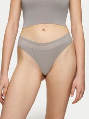 Triumph Stringi Feel Of Modal 10219764 Szary. Szare stringi Triumph, bez wzorów. Za 39.99 zł.