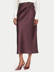 Rinascimento Spódnica midi CFC0130230003 Bordowy Regular Fit. Czerwone spódnice Rinascimento, xl, bez wzorów, z syntetyku, midi. Za 309.99 zł.
