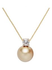 U.S. Polo Assn. Pozłacany naszyjnik z zawieszką - dł. 38 cm rozmiar: onesize. Brązowe naszyjniki U.S. Polo Assn., z kryształem, metalowe. Za 86.99 zł.