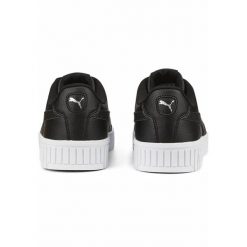 Buty trampki sportowe damskie Puma Carina 2.0. Czarne obuwie sportowe Puma, z materiału, bez zapięcia, trekkingowe. Za 149.00 zł.