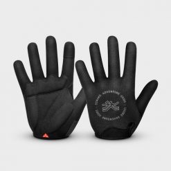 Rękawiczki rowerowe Gravel unisex SIROKO Frontier. Czarne rękawiczki SIROKO, bez wzorów, z tkaniny, sportowe. W wyprzedaży za 128.95 zł.