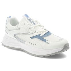 Białe Sneakersy Big Star Sportowe Obuwie Damskie. Białe obuwie sportowe Big Star, na wiosnę, z materiału, bez zapięcia, trekkingowe. Za 169.00 zł.
