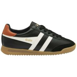 Damskie skórzane buty sportowe Gola Torpedo Leather. Białe obuwie sportowe Gola, bez zapięcia. Za 468.00 zł.
