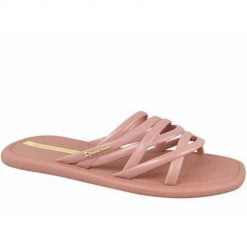 Klapki damskie Ipanema 83606AW818. Czerwone klapki Ipanema, bez wzorów, z materiału, bez obcasa. Za 84.99 zł.