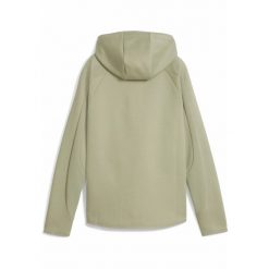 Damska rozpinana bluza Evostripe z kapturem PUMA Lux Army Green. Zielone bluzy Puma, bez wzorów, z kapturem. Za 349.00 zł.