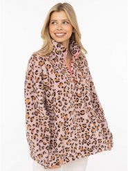 Zwillingsherz Bluza polarowa "Leo" w kolorze jasnoróżowym rozmiar: L. Różowe bluzy sportowe Zwillingsherz, l, bez wzorów, z polaru, bez kaptura. Za 169.95 zł.