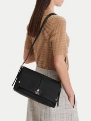 Beverly Hills Polo Club Torebka CEO-BHPC-C-019-09 Czarny. Czarne listonoszki Beverly Hills Polo Club, bez wzorów, z materiału, bez dodatków. Za 219.99 zł.