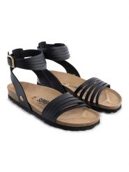 Sunbay Sandały "Dawi" w kolorze czarnym rozmiar: 39. Czarne sandały Sunbay, bez wzorów, klasyczne, z otwartym noskiem, bez obcasa, bez zapięcia. Za 180.49 zł.