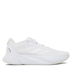 Buty do biegania adidas. Białe obuwie sportowe Adidas, bez zapięcia, do biegania. Za 229.99 zł.