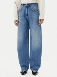 PINKO Jeansy Eloise Egg. 103180 Niebieski Relaxed Fit. Niebieskie jeansy Pinko, bez wzorów. Za 699.99 zł.