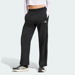 Zimowe spodnie do biegania ADI365 Essentials. Czarne spodnie narciarskie Adidas, l, bez wzorów, z dresówki, do biegania, ClimaWarm (Adidas). Za 299.00 zł.