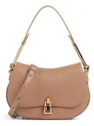 COCCINELLE Skórzana torebka w kolorze jasnobrązowym - 22 x 14 x 4 cm rozmiar: onesize. Brązowe torby na ramię Coccinelle, bez wzorów, z materiału, na ramię, bez dodatków. Za 812.63 zł.