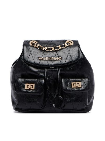 Valentino Plecak Crystelle VBSA5Q20 Czarny. Czarne plecaki Valentino, bez wzorów, ze skóry. Za 679.99 zł.