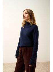 Just Cashmere Kaszmirowy golf "Dundee" w kolorze granatowym rozmiar: M. Niebieskie golfy Just Cashmere, m, bez wzorów, z kaszmiru, bez ramiączek. Za 369.99 zł.