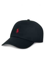 Polo Ralph Lauren Czapka z daszkiem 211912843019 Czarny. Czarne czapki Polo Ralph Lauren, bez wzorów, z bawełny. Za 259.99 zł.