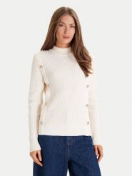 Morgan Sweter 252-MCOOL Beżowy Regular Fit. Brązowe swetry Morgan, m, bez wzorów, z syntetyku, bez ramiączek. Za 299.99 zł.