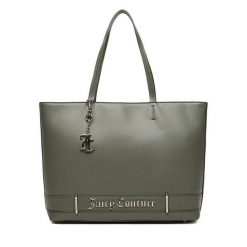 Torebka Juicy Couture. Szare shopper Juicy Couture, bez wzorów, bez dodatków. Za 369.99 zł.