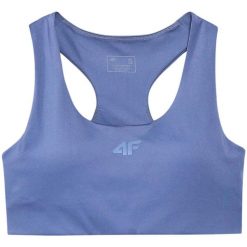 Damski Biustonosz Sportowy F140. Niebieskie bielizna sportowa 4f, l, bez wzorów. Za 123.99 zł.